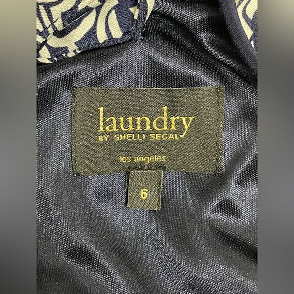 Laundry by Shelli Segal Geometric Designed Halter Design Dress (Small) - Picture 4 of 11